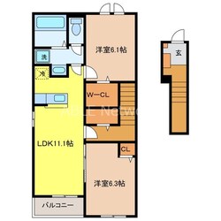 ブリアン　メゾン　みやき　Aの物件間取画像